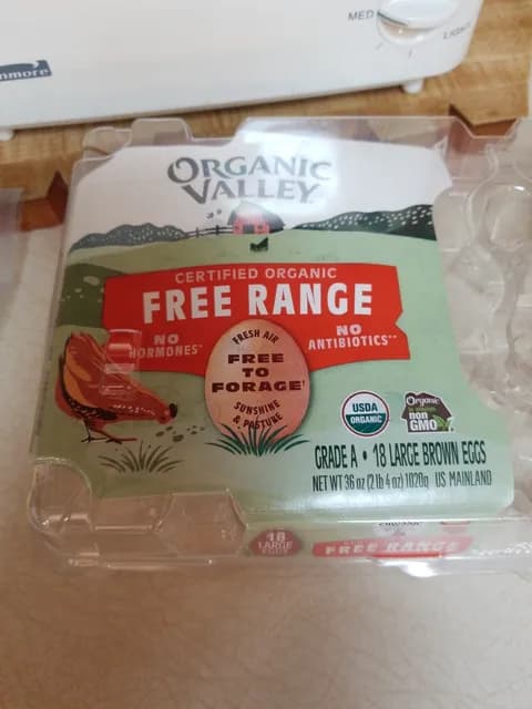 Organic Valley Free Range Large Brown Eggs
