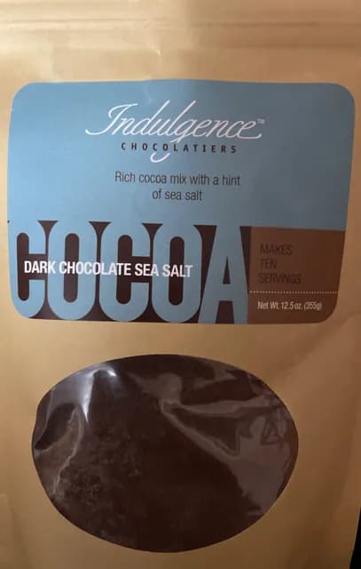 Indulgence Chocolaters Cocoa Chocolate Sea Salt