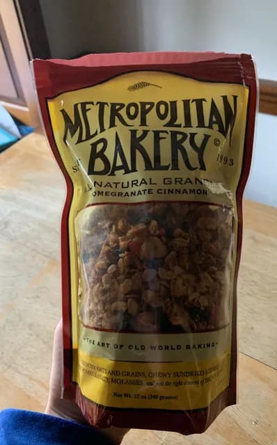 Metropolitan Bakery  All Natural Granola Pomegranate Cinnamon