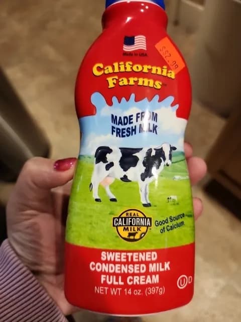 California Farms Full Cream Sweetened Condensed Milk
