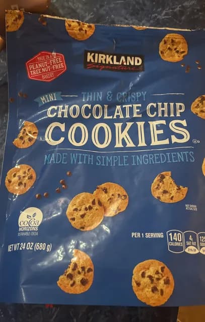Kirkland Signature Thin & Crispy Mini Chocolate Chip Cookies