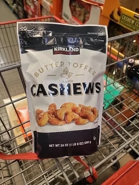 Kirkland Signature Butter Toffee Flavored Cashews