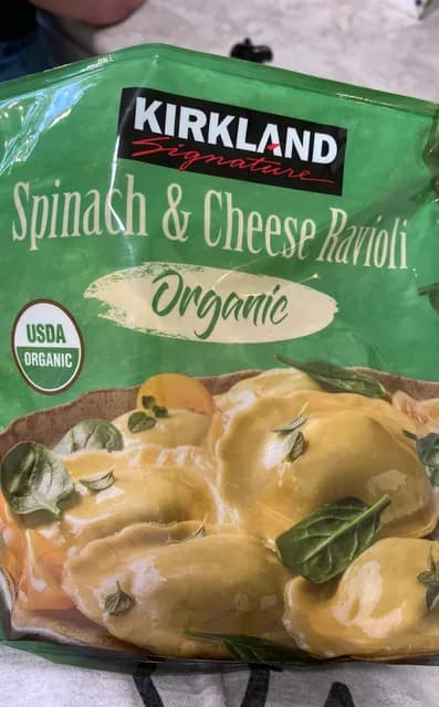 Kirkland Signature Spinach & Cheese Ravioli Organic