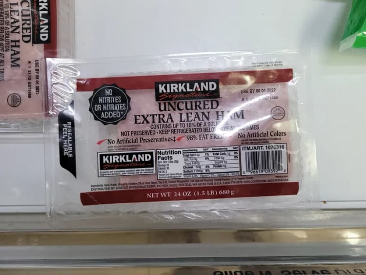 Kirkland Signature Uncured Extra Lean Ham