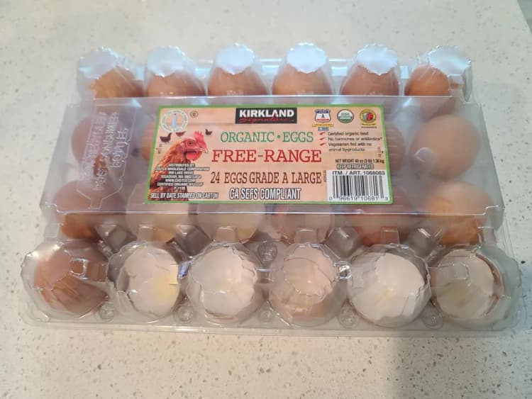 Kirkland Signature Organic Free-Range Eggs