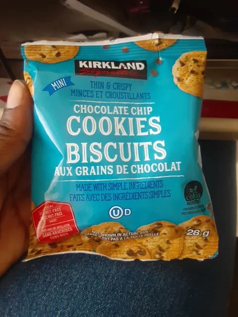 Is it Whole 30? Kirkland Signature Mini Thin & Crispy Chocolate Chip Cookies
