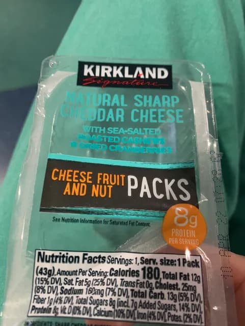 Kirkland Signature Cheese Fruit And Nut