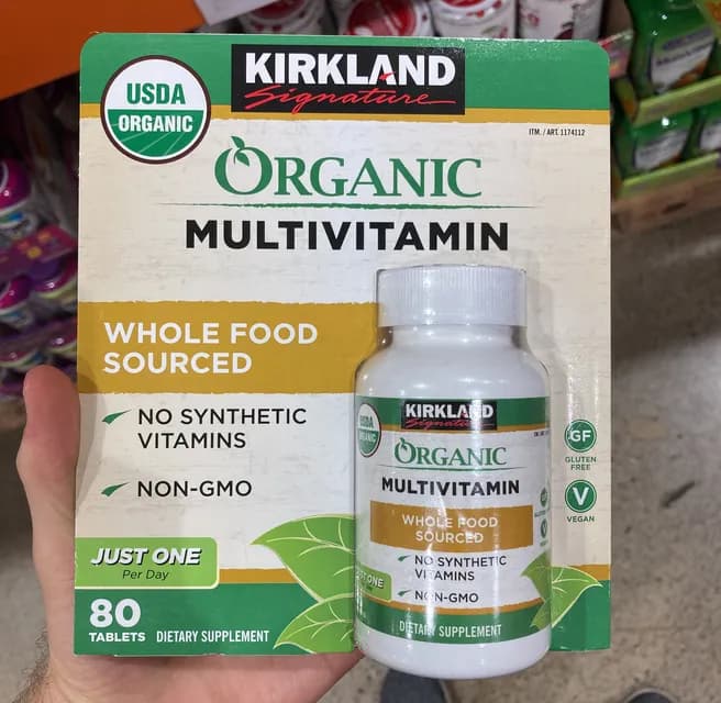 Kirkland Signature Organic Multivitamin