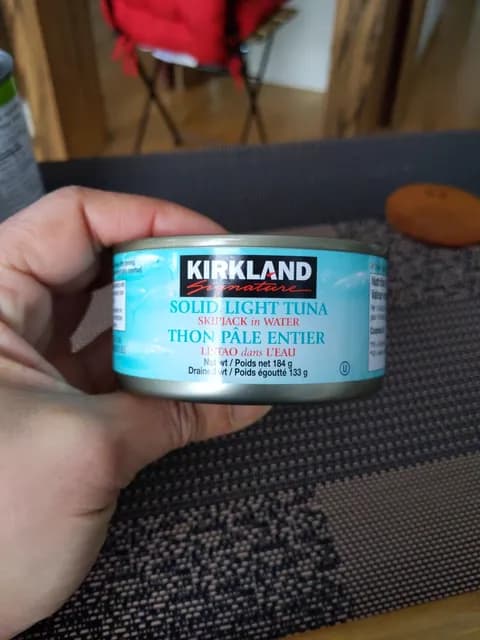 Kirkland Signature Solid Light Tuna Skipjack In Water