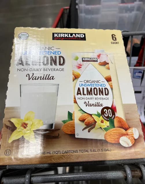 Is it Interstitial Cystitis Friendly? Kirkland Signature Vanilla Organic Unsweetened Almond Non-dairy Beverage