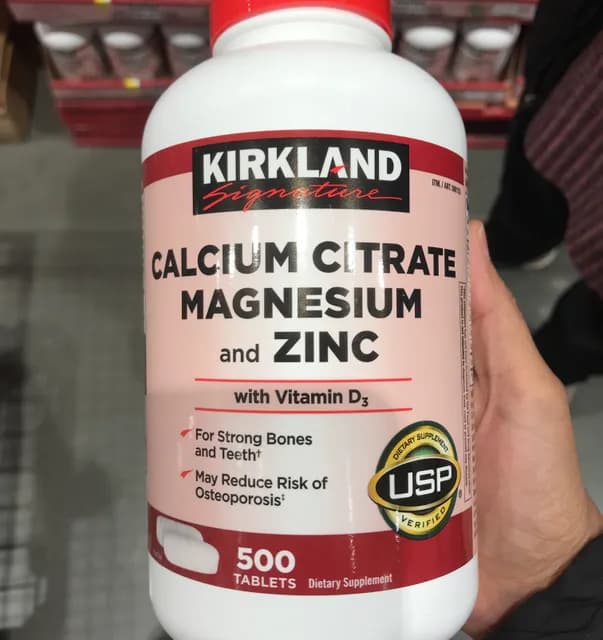Kirkland Signature Calcium Citrate Magnesium And Zinc