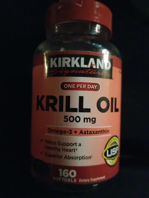 Kirkland Signature Krill Oil Softgels