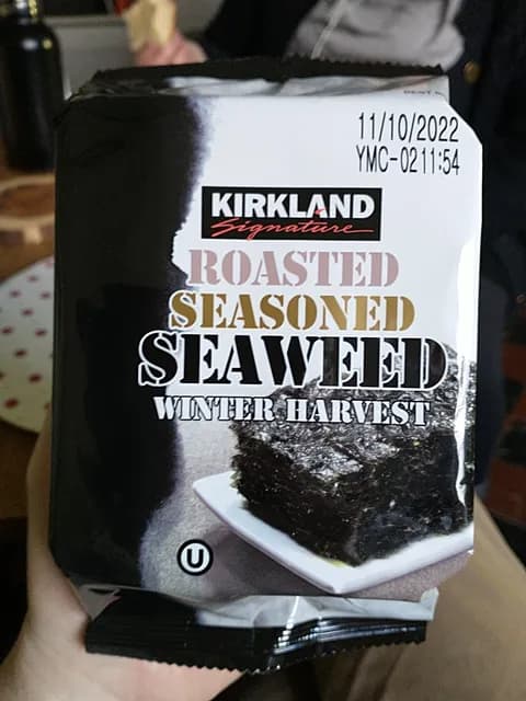 Kirkland Signature Roasted Seasoned Seaweed Winter Harvest