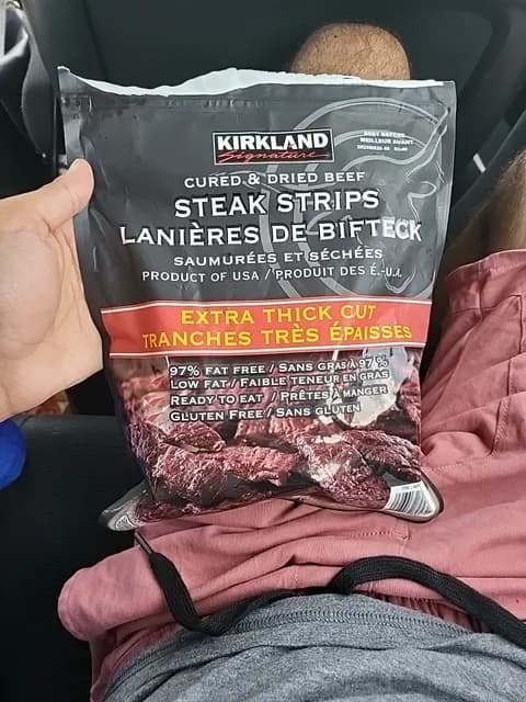 Is it Cashew Free? Kirkland Signature Cured & Dried Beef Steak Strips