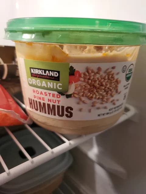 Kirkland Signature Organic Roasted Pine Nut Hummus