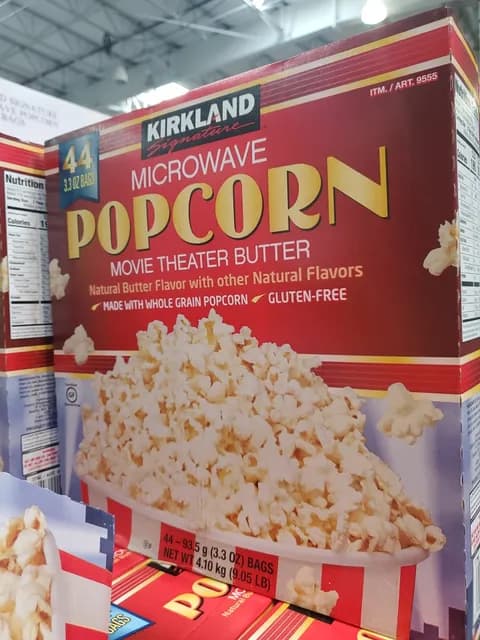 Kirkland Signature Microwave Popcorn Movie Theater Butter