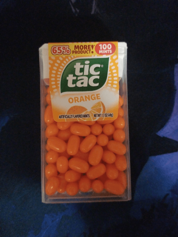 Tic Tac Orange Artificially Flavored Mints