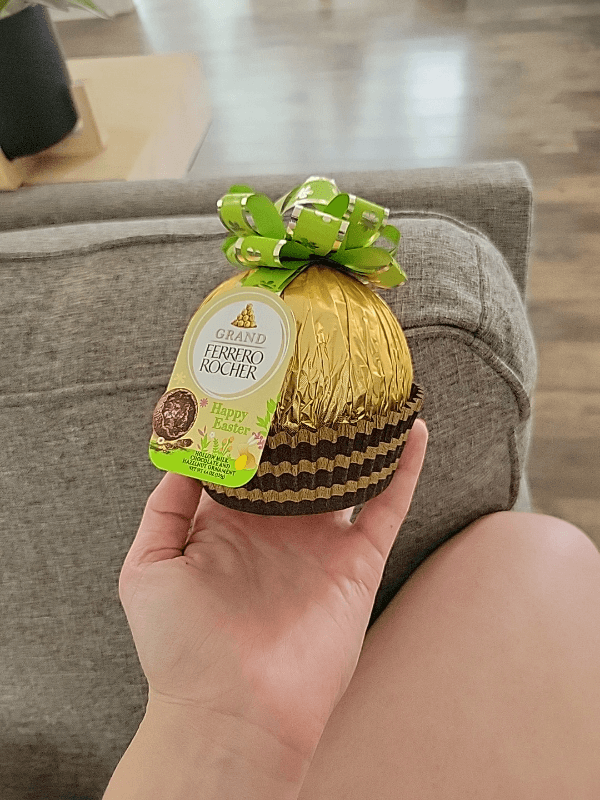 Grand Ferrero Rocher Hollow Milk Chocolate And Hazelnut Ornament