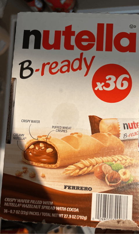 Nutella B-Ready Crispy Wafer