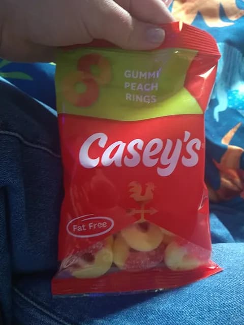 Casey'S Gummi Peach Rings
