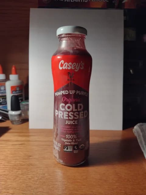 Casey'S Pumped Up Purple Organic Cold Pressed Juice