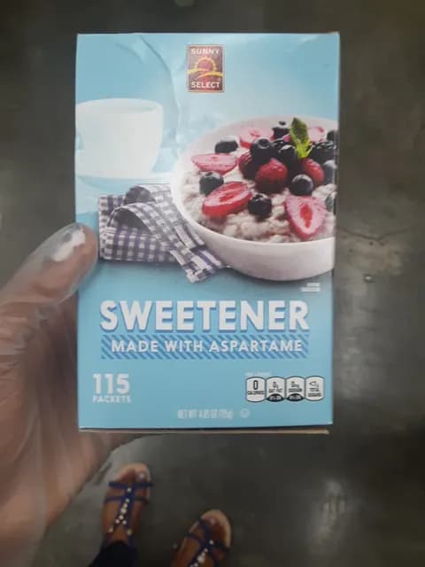 Sunny Select Sweetener Made With Aspartame