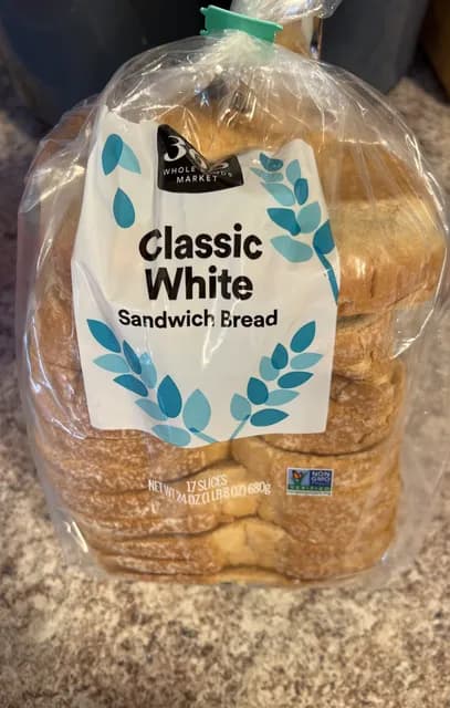 365 Whole Foods Market Classic White Sandwich Bread