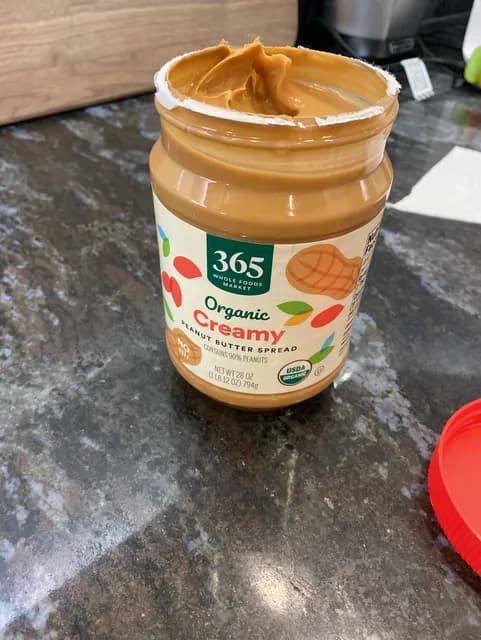 365 Whole Foods Market Organic Creamy Peanut Butter Spread