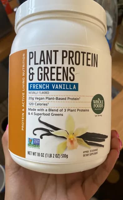 Whole Foods Market Plant Protein & Greens French Vanilla