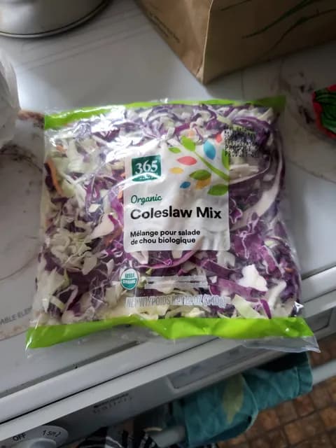 365 Whole Foods Market Organic Coleslaw Mix