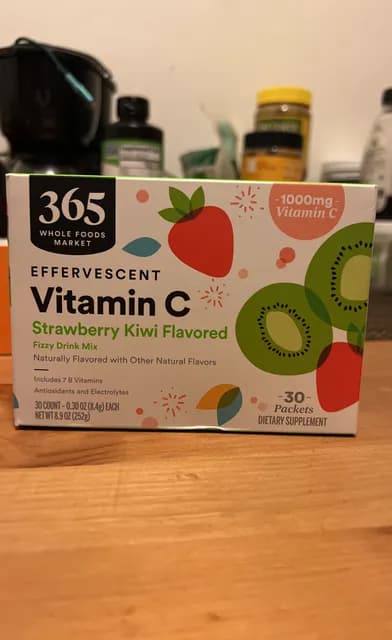365 Whole Foods Market Vitamin C Strawberry Kiwi Flavored
