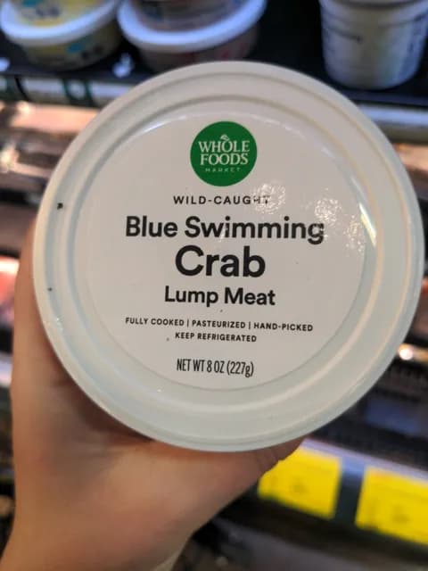 Whole Foods Market Wild-Caught Blue Swimming Crab Lump Meat