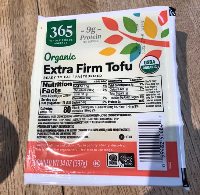 365 Whole Foods Market Organic Extra Firm Tofu