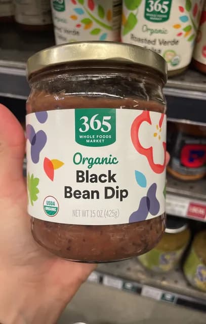 365 Whole Foods Market Organic Black Bean Dip