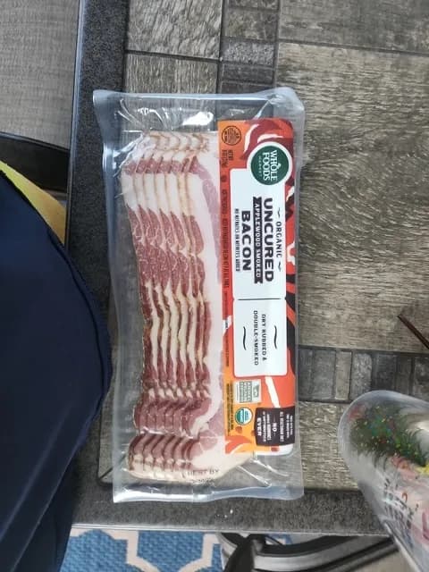 Whole Foods Market Organic Uncured Applewood Smoked Bacon