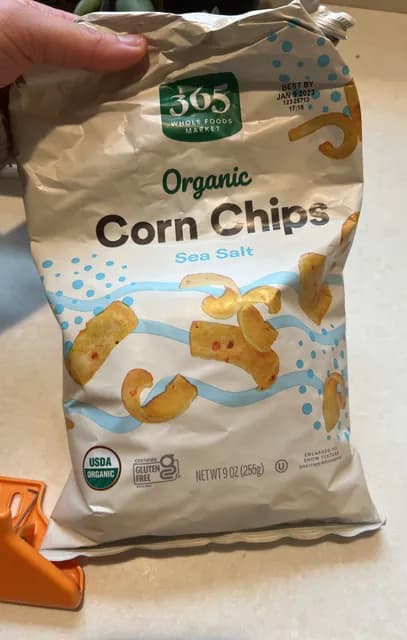 365 Whole Foods Market Organic Sea Salt Corn Chips