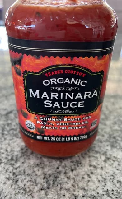 Is it Vegetarian? Trader Joe's Organic Marinara Sauce