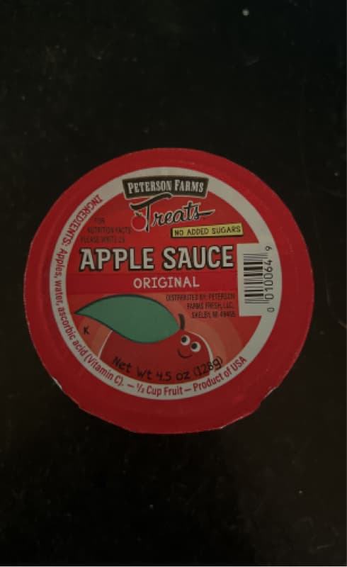 Petterson Farms Treats Apple Sauce Original