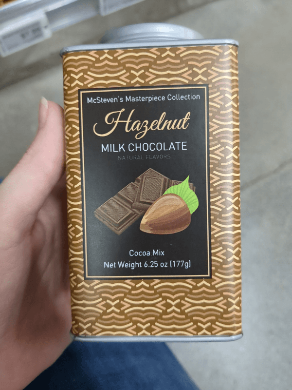 Mcsteven'S Masterpiece Collection Hazelnut Milk Chocolate Cocoa Mix