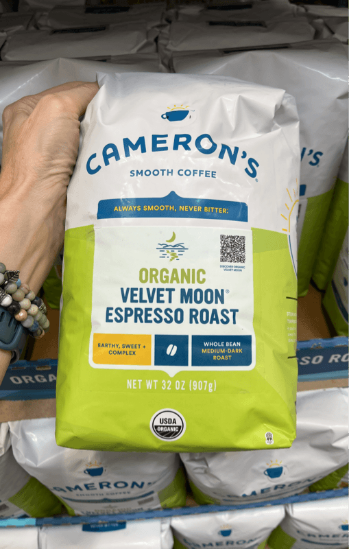 Cameron'S Coffee Organic Velvet Moon Espresso Roast Whole Bean Medium-Dark
