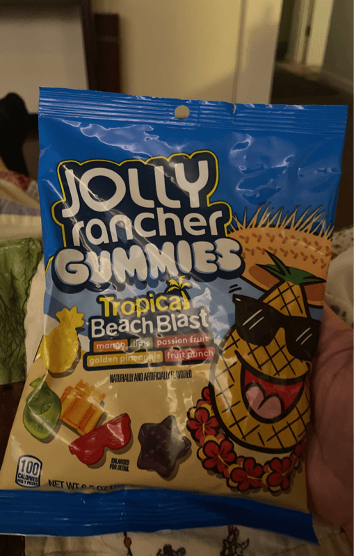 Jolly Rancher Gummies Tropical Beach Blast