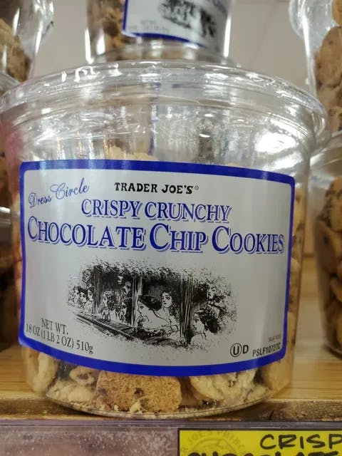 Is it Vegetarian? Trader Joe’s Crispy Crunchy Chocolate Chip Cookies