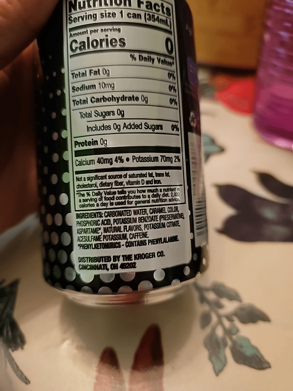 Kroger Big K Zero Sugar Cola
