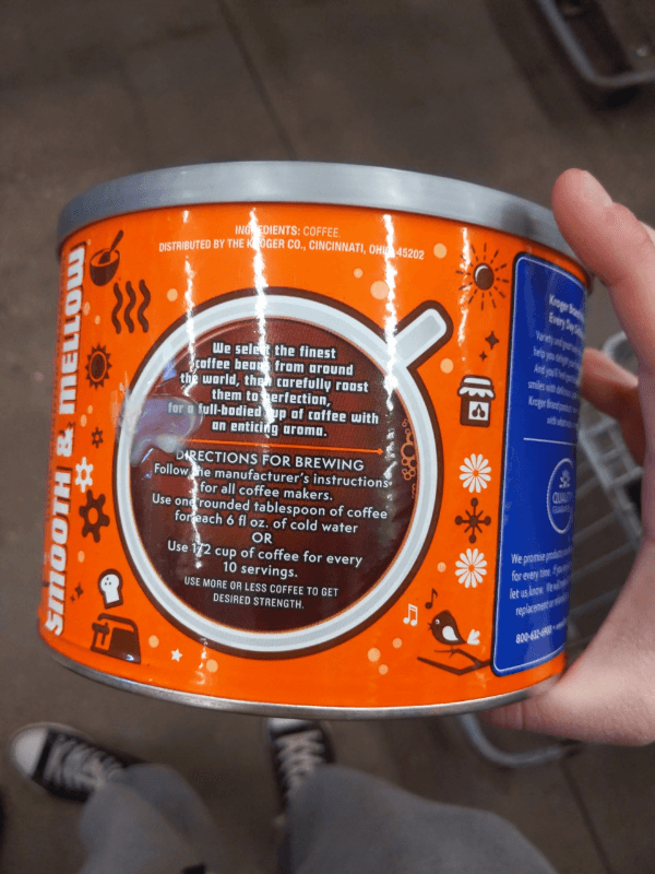 Kroger Mild Roast Breakfast Blend Ground Coffee