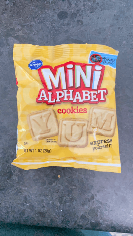 Kroger Mini Alphabet Cookies