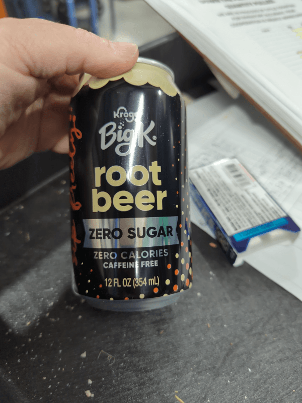 Kroger Big K Zero Sugar Root Beer
