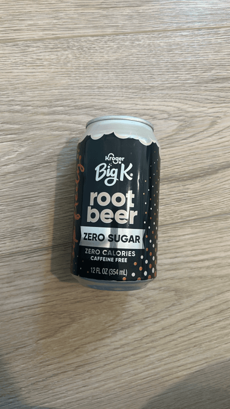 Kroger Big K Zero Sugar Root Beer