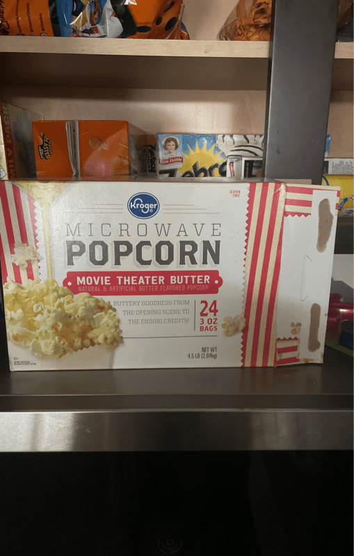 Kroger Movie Theater Butter Microwave Popcorn  Bags