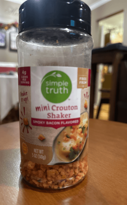 Simple Truth Smoky Bacon Mini Crouton Shaker