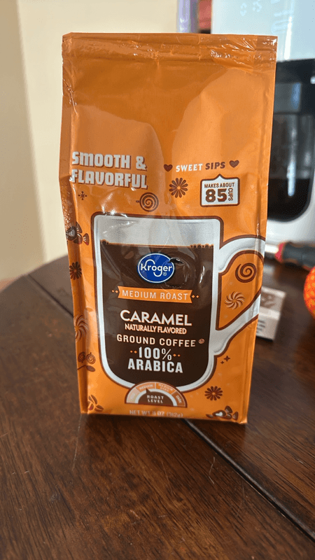 Kroger Medium Roast Caramel Ground Coffee